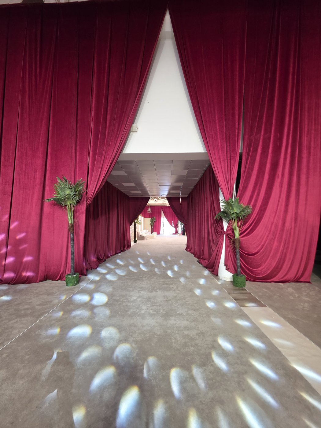 Crystal Chandelier Installation - Fun Event UAE