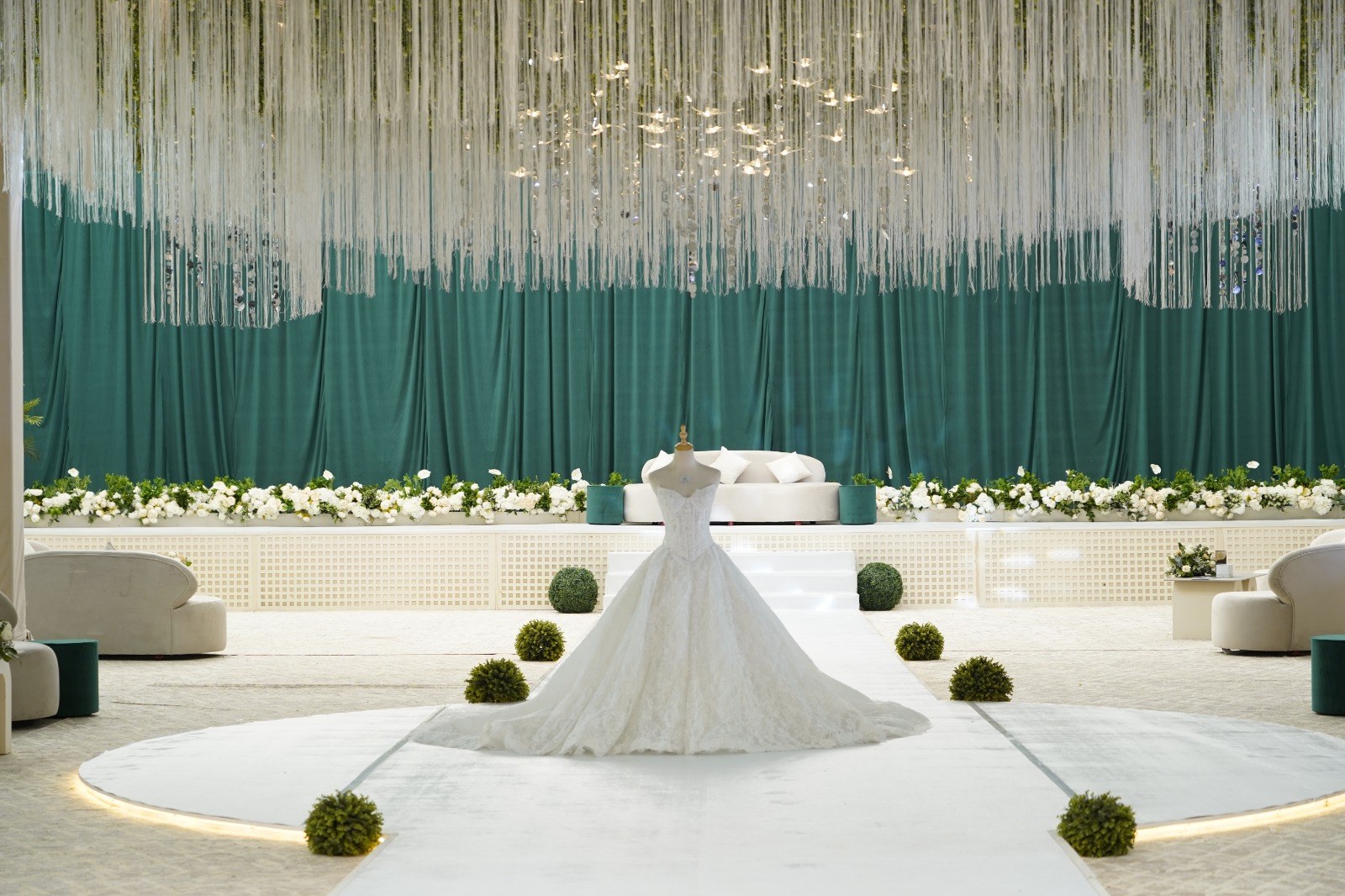 Wedding stage and ceremony setup by Fun Event